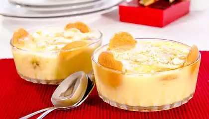 Moms' Banana Custard Pudding